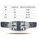 Therapeutic Lumbar Belt with Self-Heating and Magnetic Massage