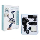 5-in-1 Video Making Kit – Light, Microphone, Tripod, and Phone Holder.